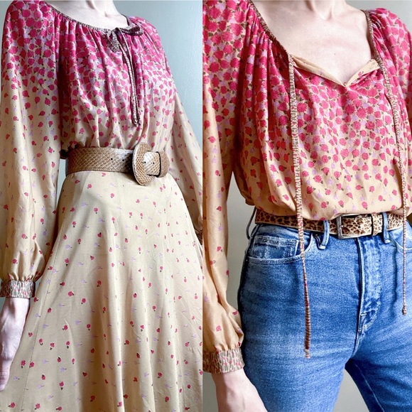 Vintage Dresses & Skirts - Vintage 70s skirt and blouse set.